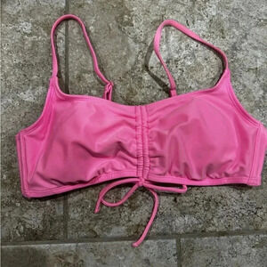 Bright pink wild fable bikini top large